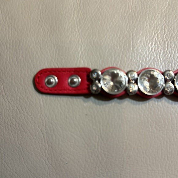 Like new never worn leather adjustable bracelet - Picture 2 of 5